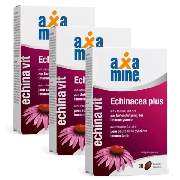 Axamine Echinacea plus Kapseln 3x 30 Stück