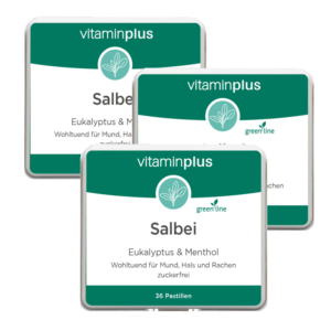 Vitaminplus Salbei Pastillen ohne Zucker 3x 36 Stück