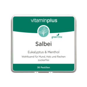 Vitaminplus Salbei Pastillen ohne Zucker Dose 36 Stück