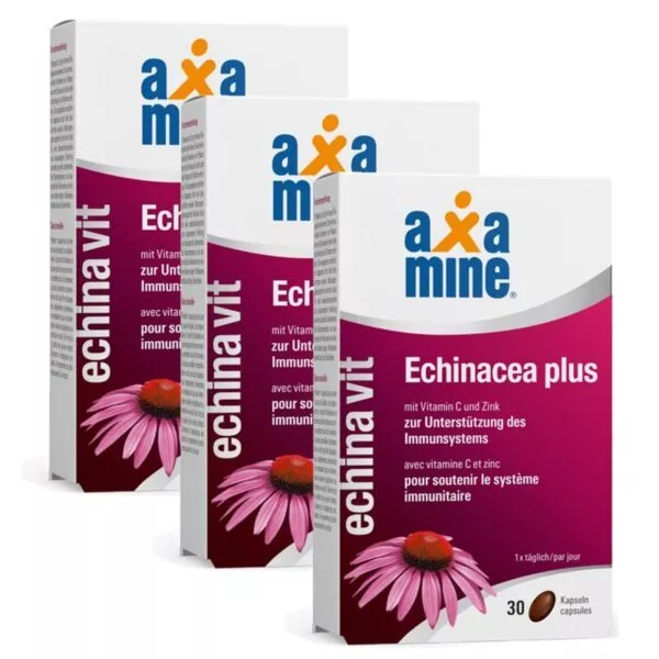 Axamine echinaVit Echinacea plus Kapseln 3 x 30 Stück