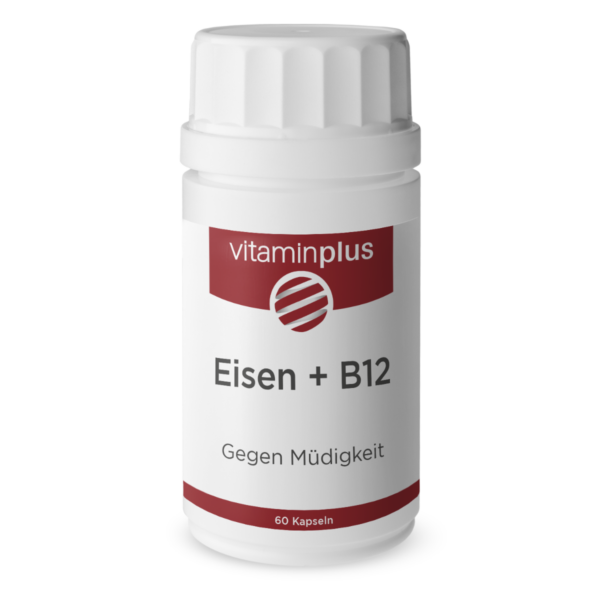 Vitaminplus Eisen + Vitamin B12 vegan Kapseln 60 Stück